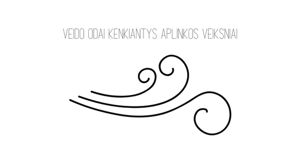 Veido odai kenkiantys aplinkos veiksniai