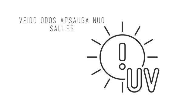 Veido odos apsauga nuo saulės